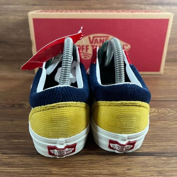 NEW Vans Okd Skool Mixed Corduroy Colorblock Sneakers Women’s Size 7 - Picture 4 of 10